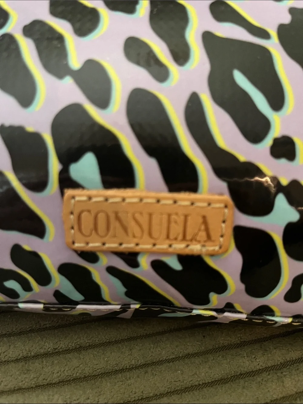 Consuela NWT New Large Domed Cosmetic Bag Dee Dee